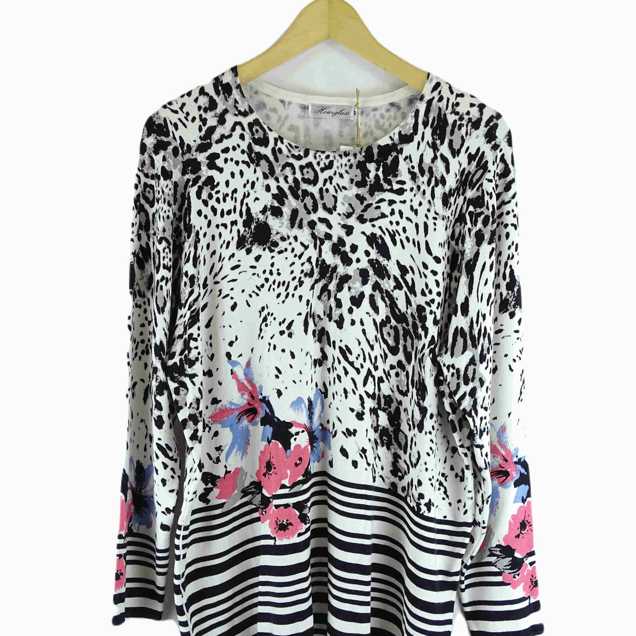 Hourglass Animal Print Jumper M