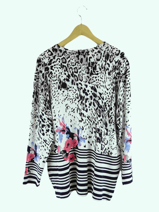 Hourglass Animal Print Jumper M