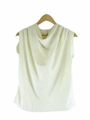 Vero Moda Cowl Neck White Top S