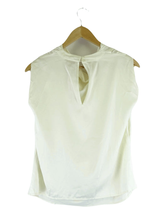 Vero Moda Cowl Neck White Top S