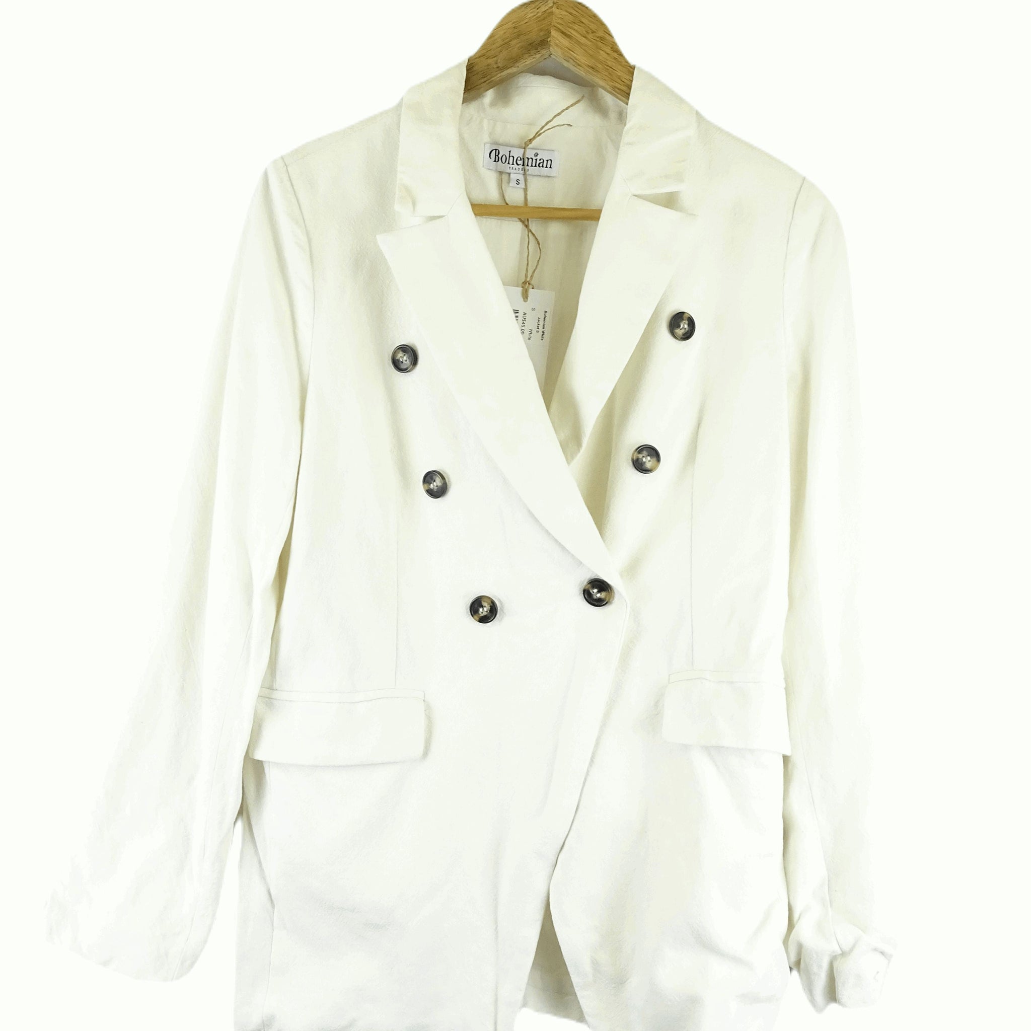 Bohemian Traders White Jacket S