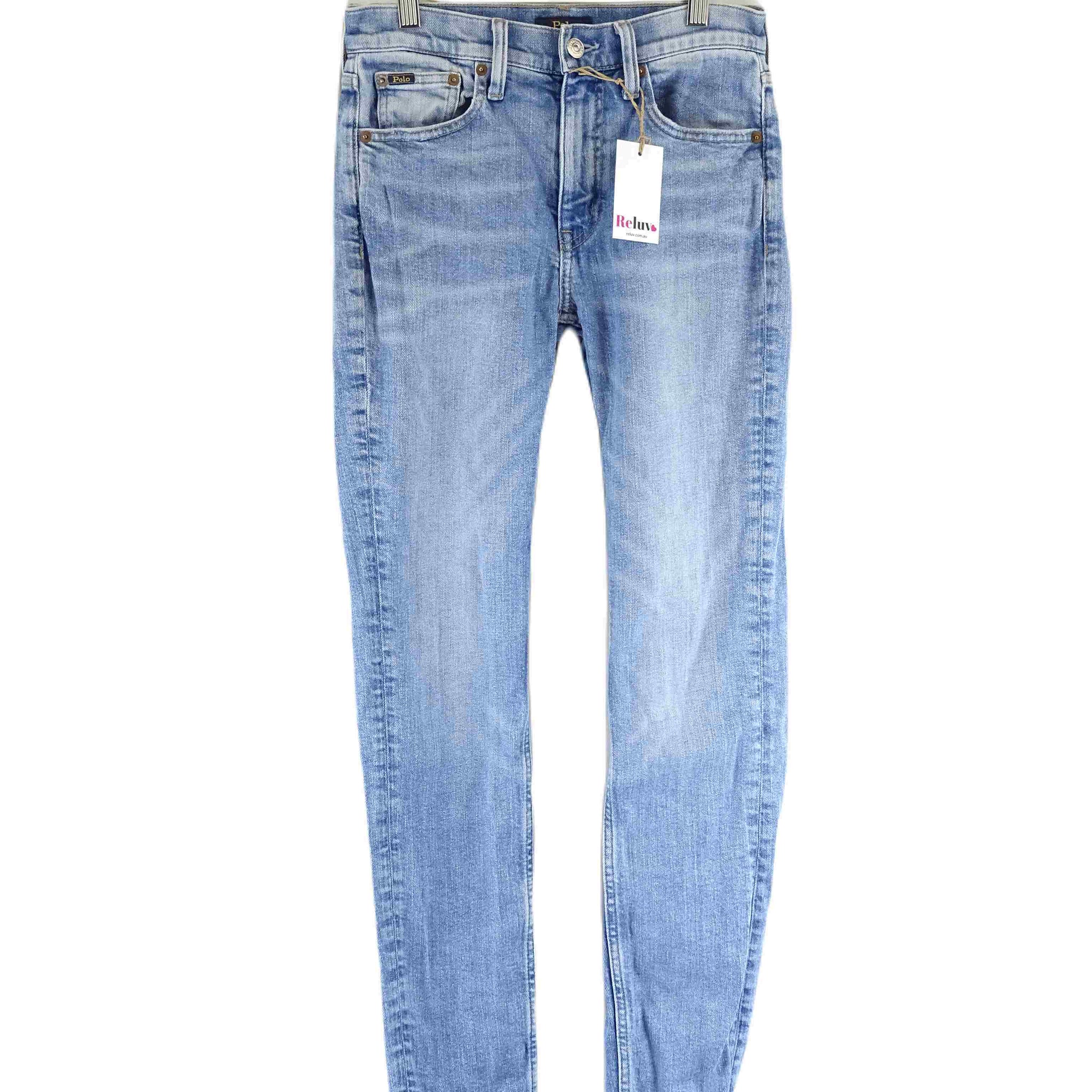 Ralph Lauren Polo Blue Mid Rise Skinny Jeans 26