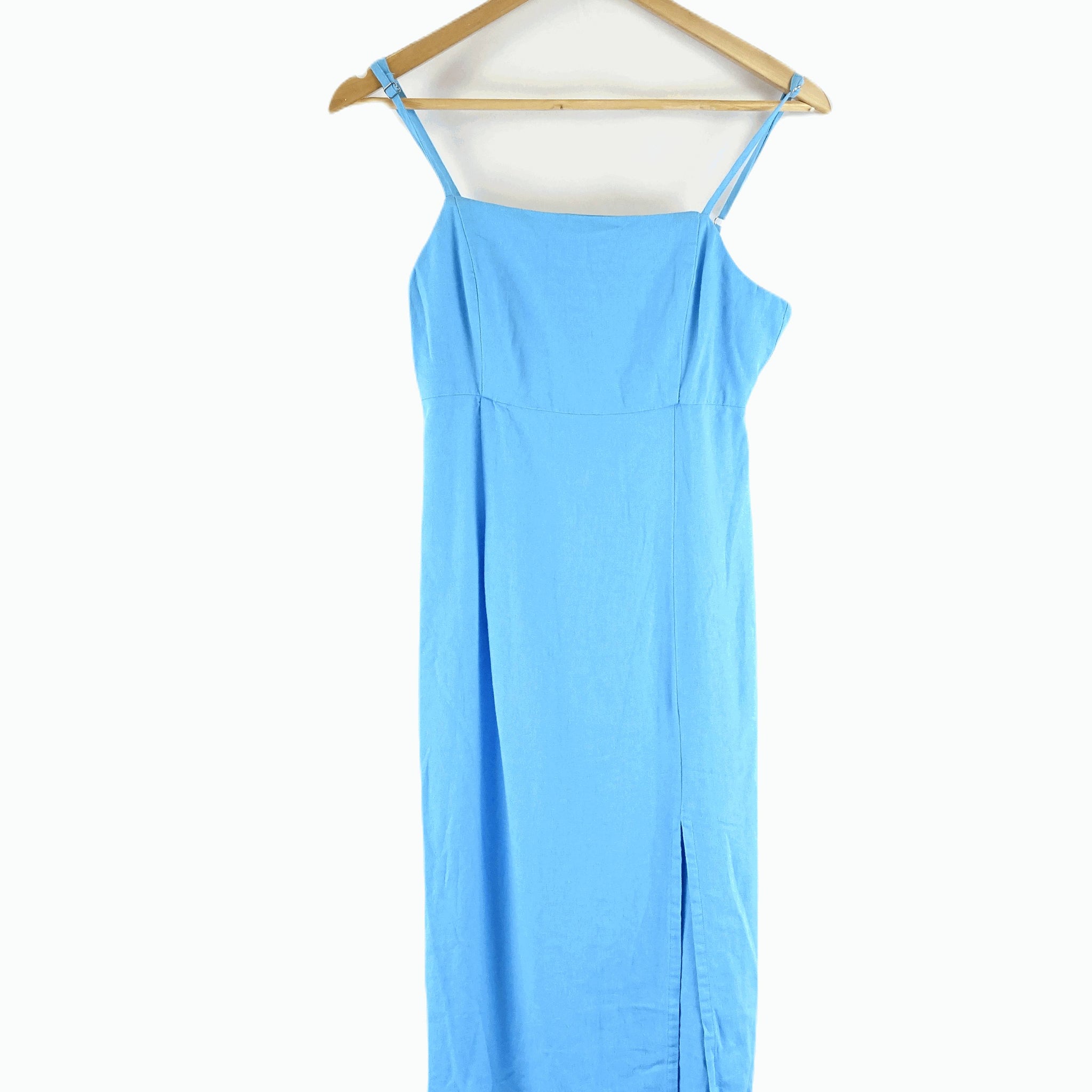 Only Denim Blue Linen Dress 34 (AU 6)