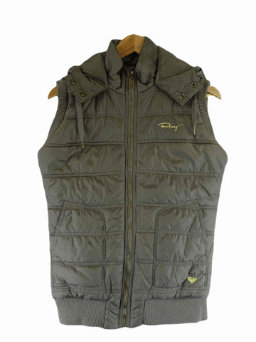 Roxy Grey Puffer Vest 10