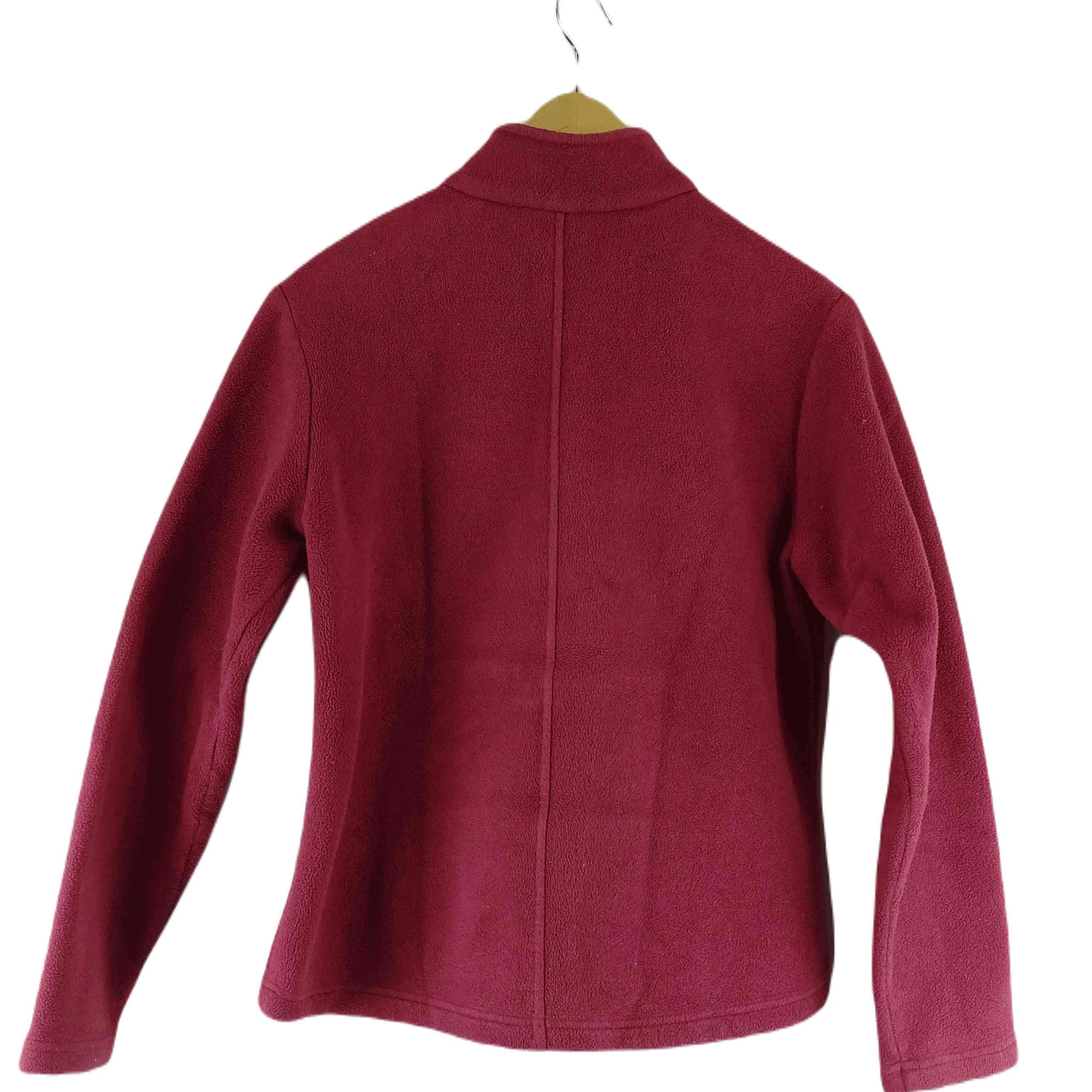 Kathmandu Red Fleece Zip Up Jumper 14