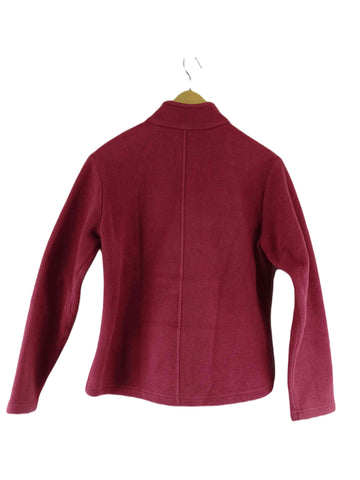 Kathmandu Red Fleece Zip Up Jumper 14