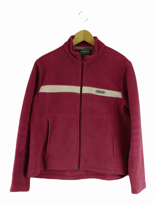 Kathmandu Red Fleece Zip Up Jumper 14