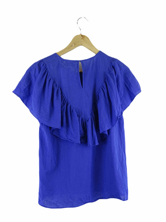 Sussan Blue Flowy Top 14