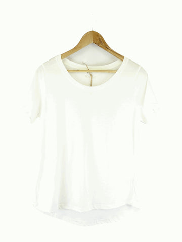 advent White T-shirt L