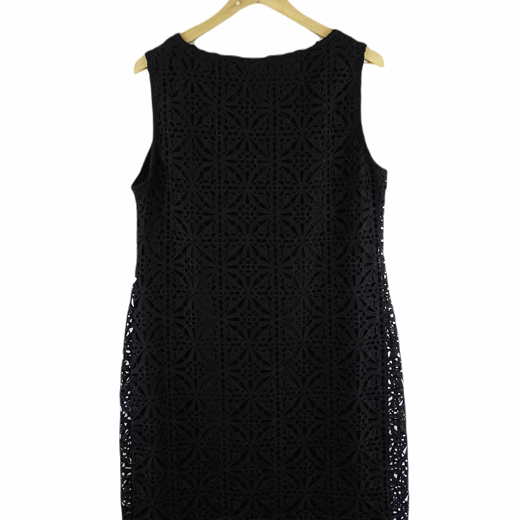 Wallis Black Lace Midi Dress 16