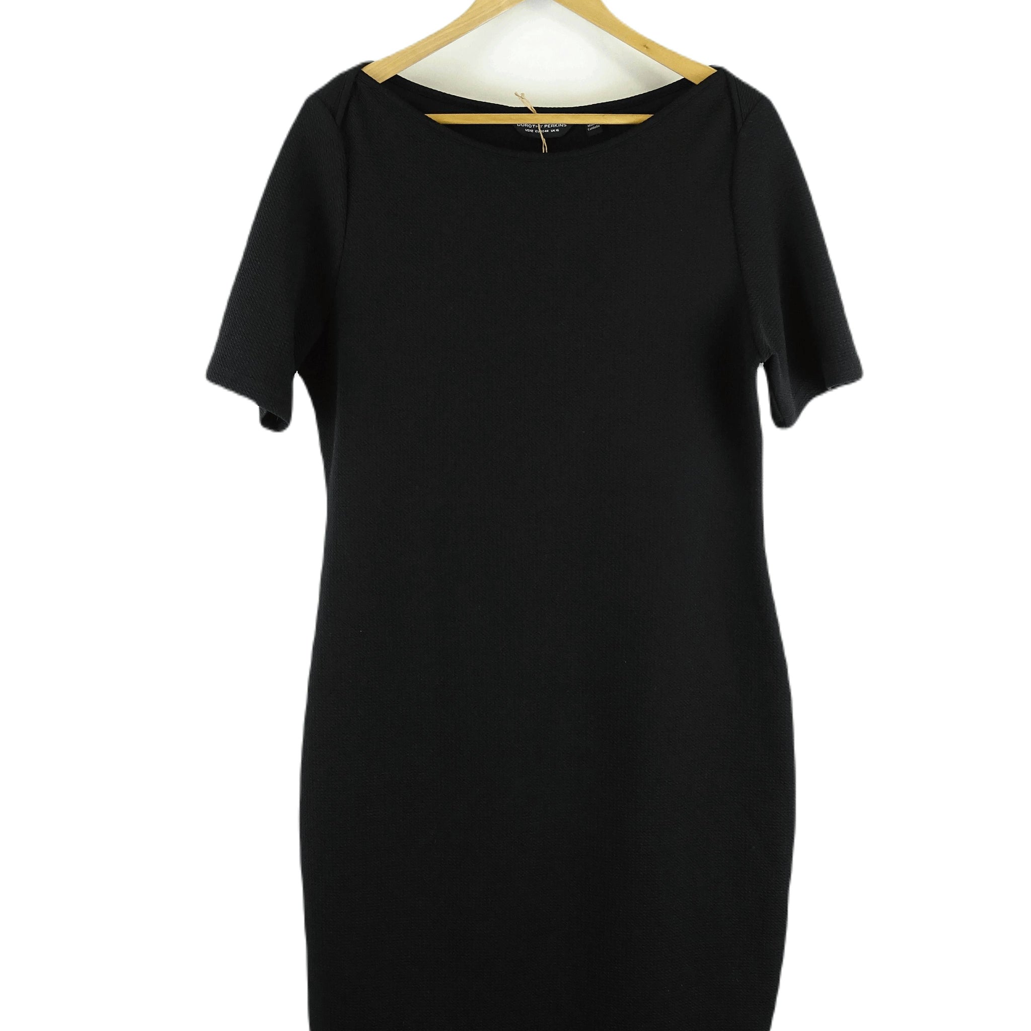 Dorothy Perkins Black Midi Dress 16