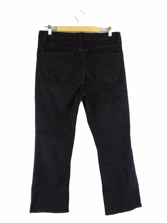 Zara Black Straight Leg Jean AU 14 / 32