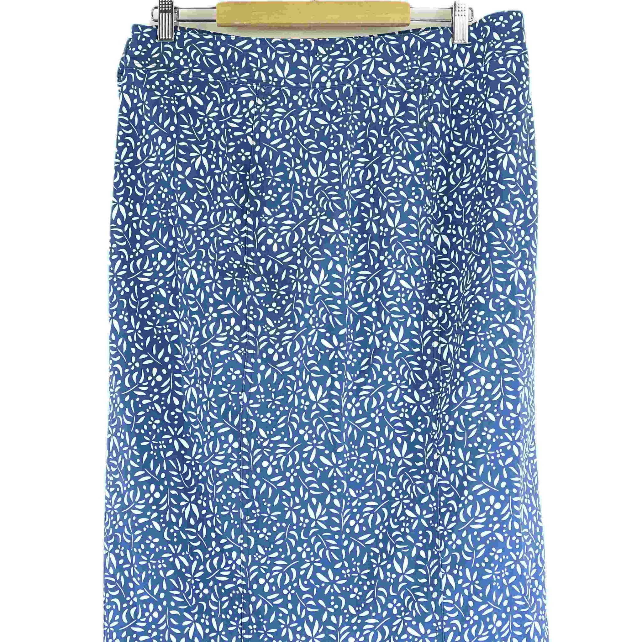 Rip Skirt Blue Wrap Skirt L