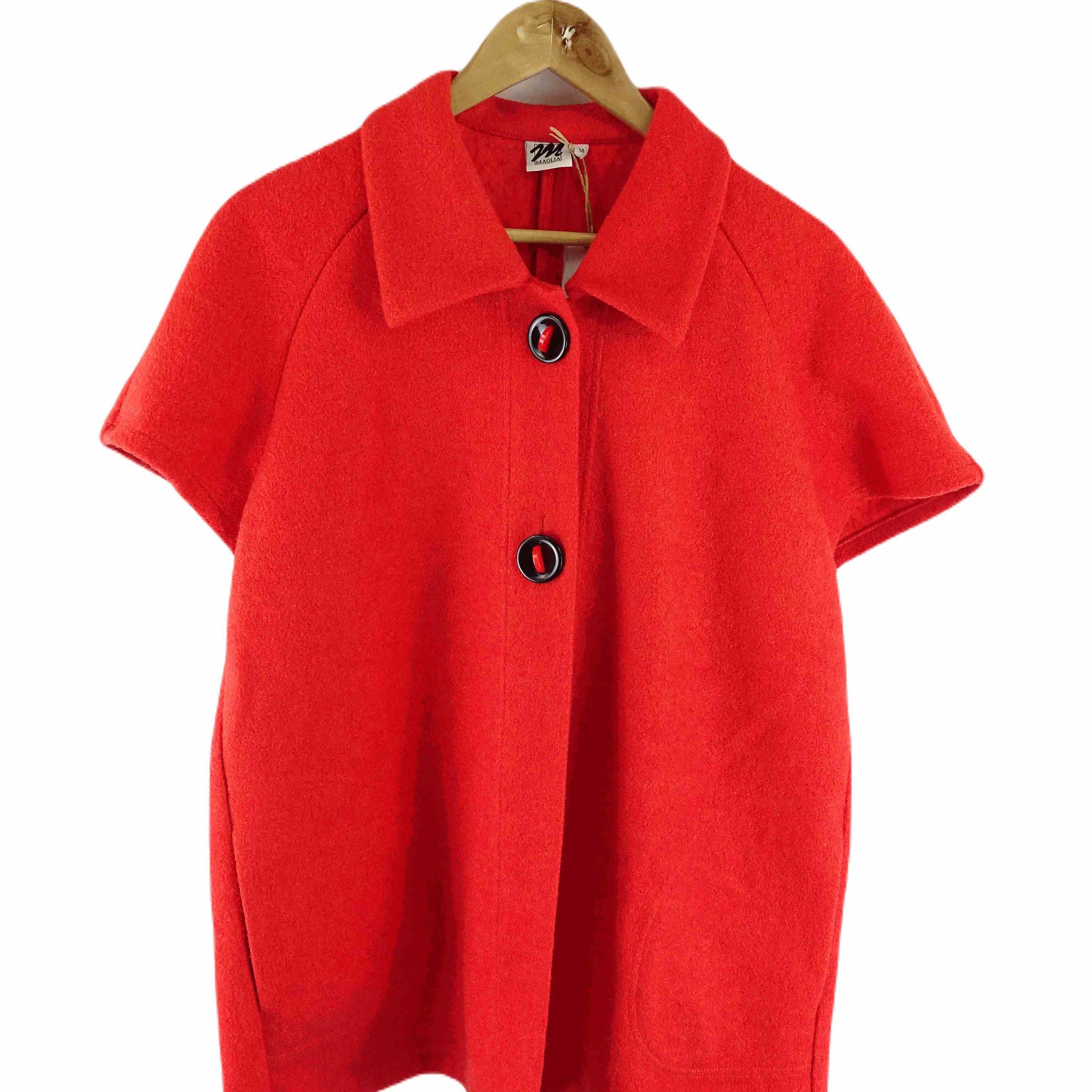 Maglia Red Short Sleeve Coat 14