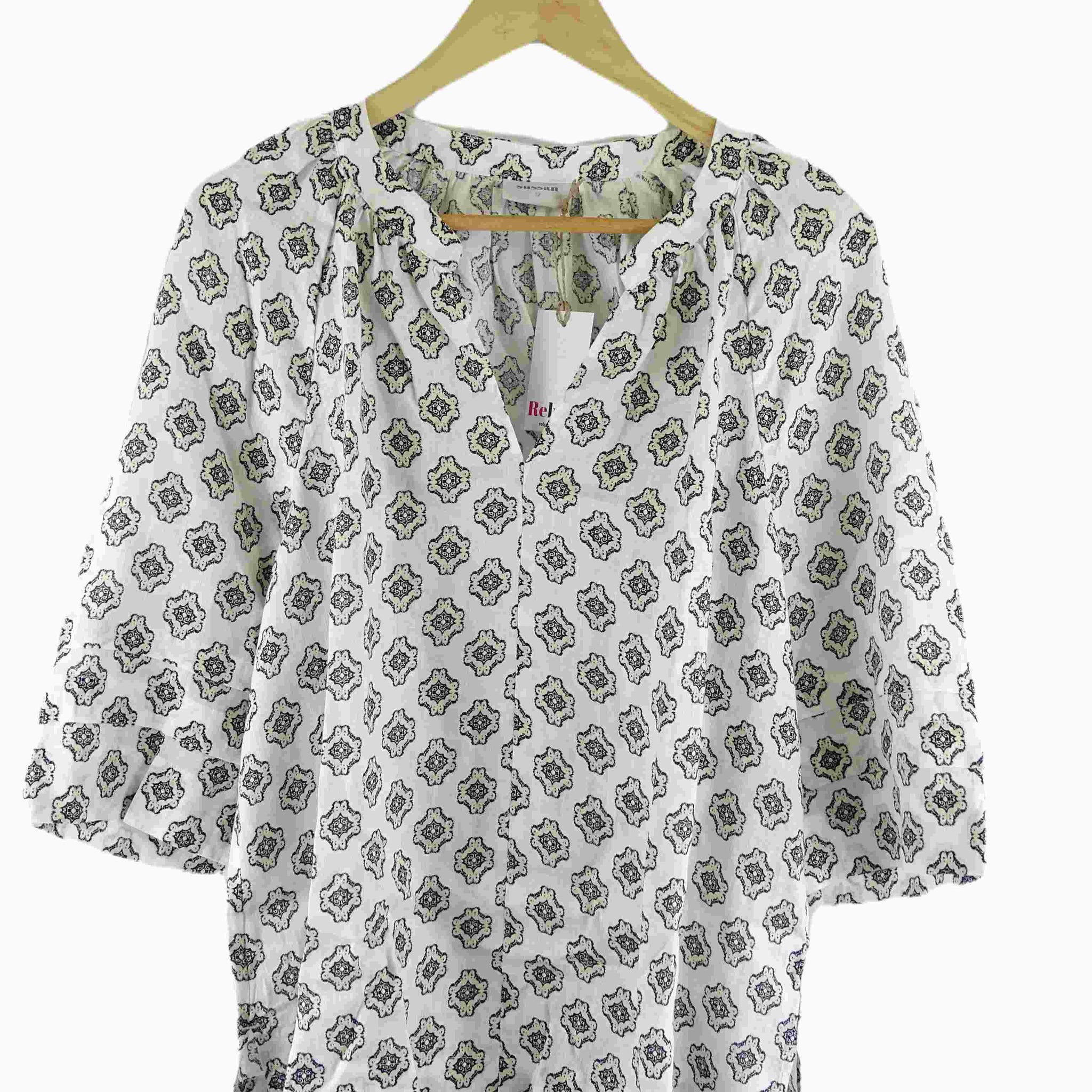 Sussan White Patterned Top 12