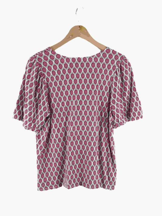 Sussan Red Patterned Top M