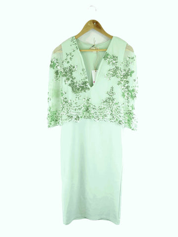 Club L London Green Embellished Dress 12