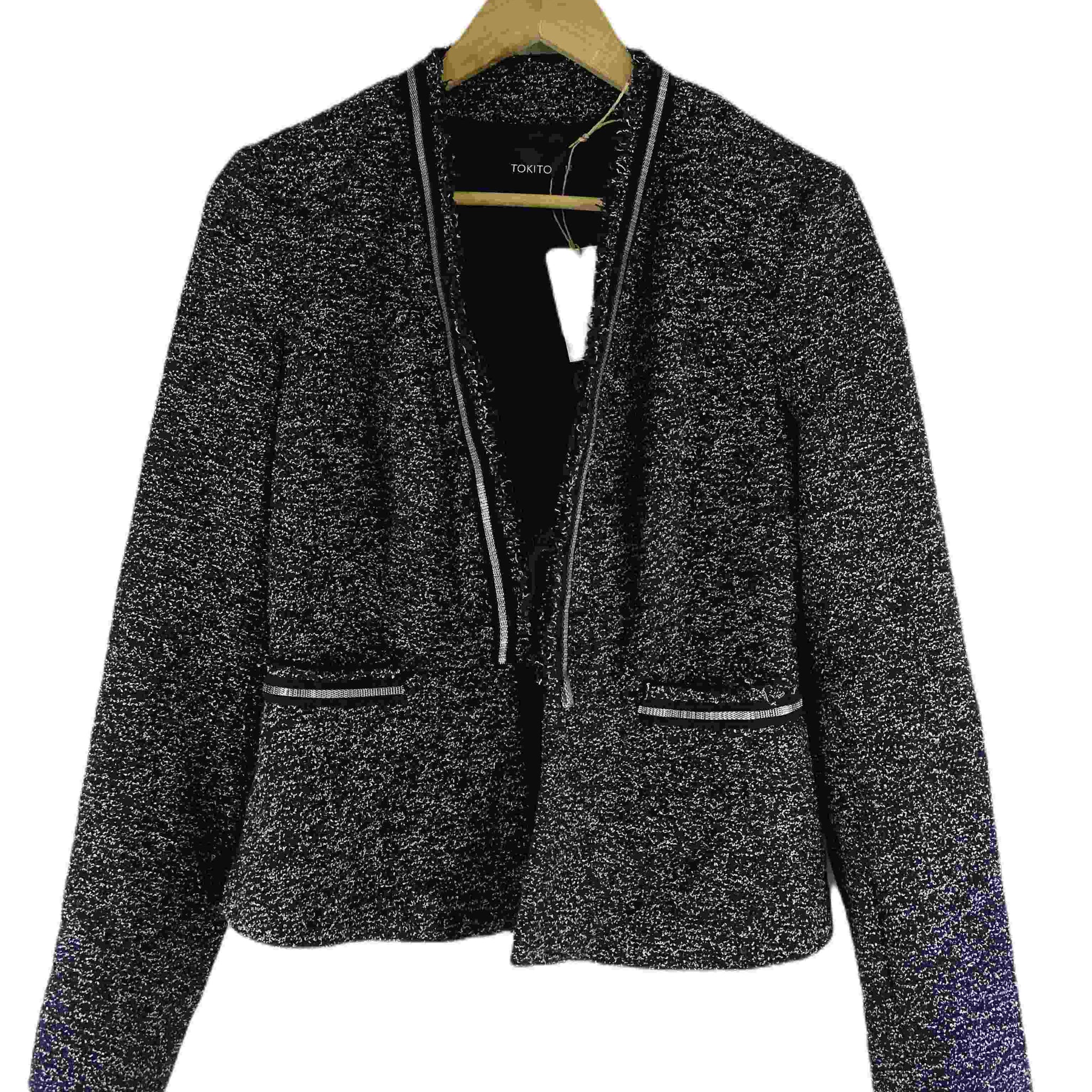 Tokito Boucle Tweed Style Jacket 12