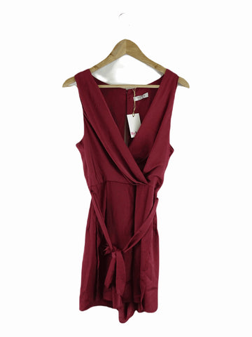 Pilgrim Burgundy Playsuit 12