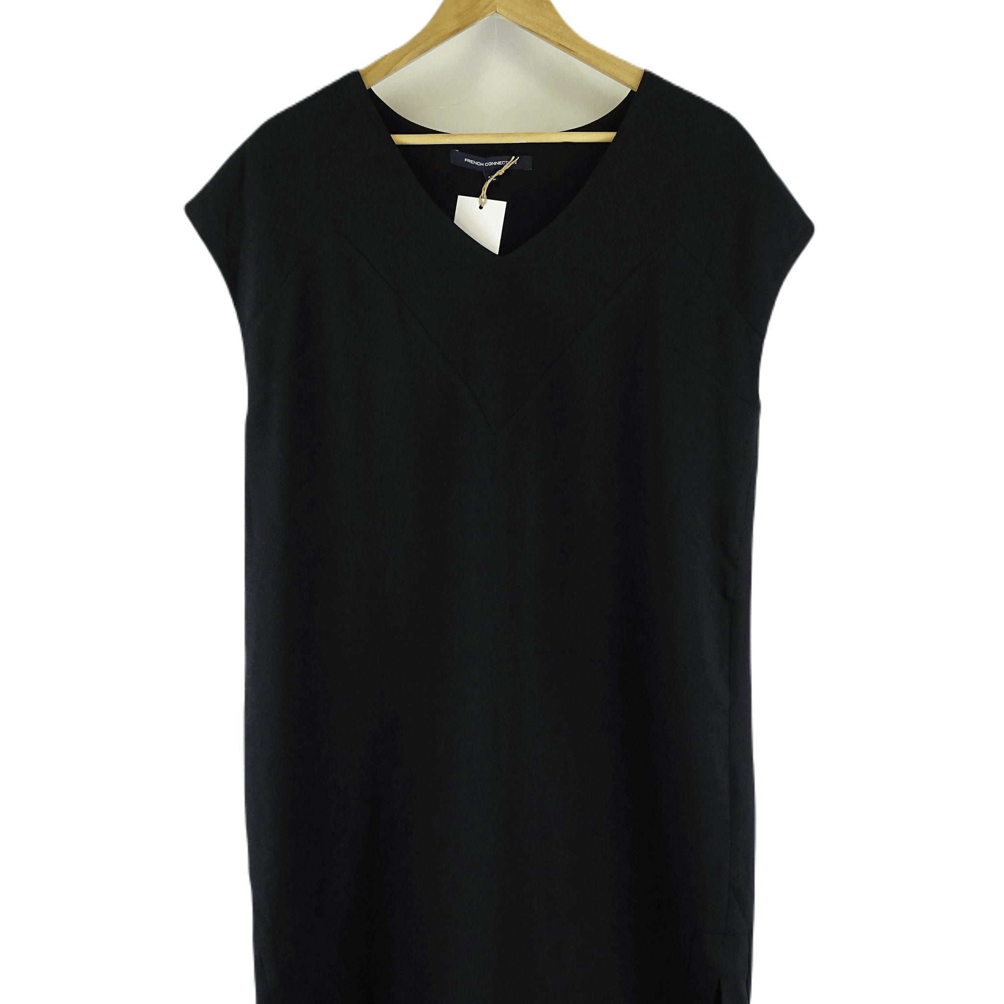 French Connection Black Shift Dress 12