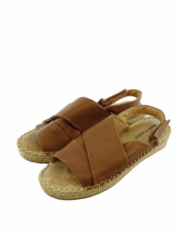 Hush Puppies Tan Espadrille Sandals 8