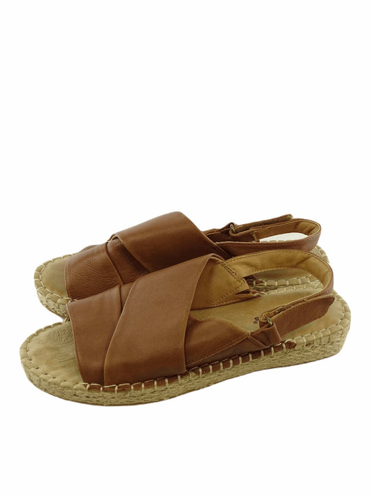 Hush Puppies Tan Espadrille Sandals 8