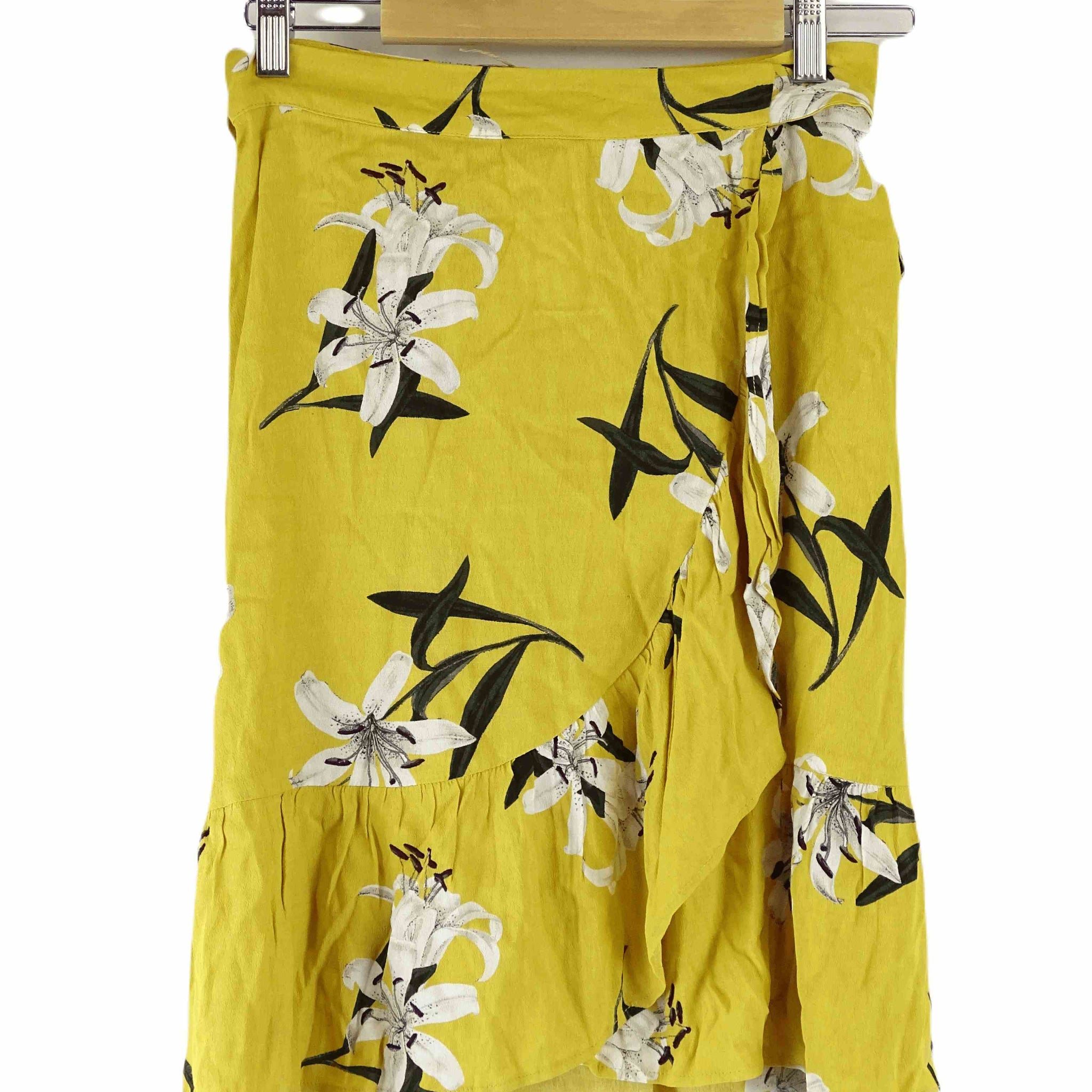 Decjuba Yellow Floral Skirt 8