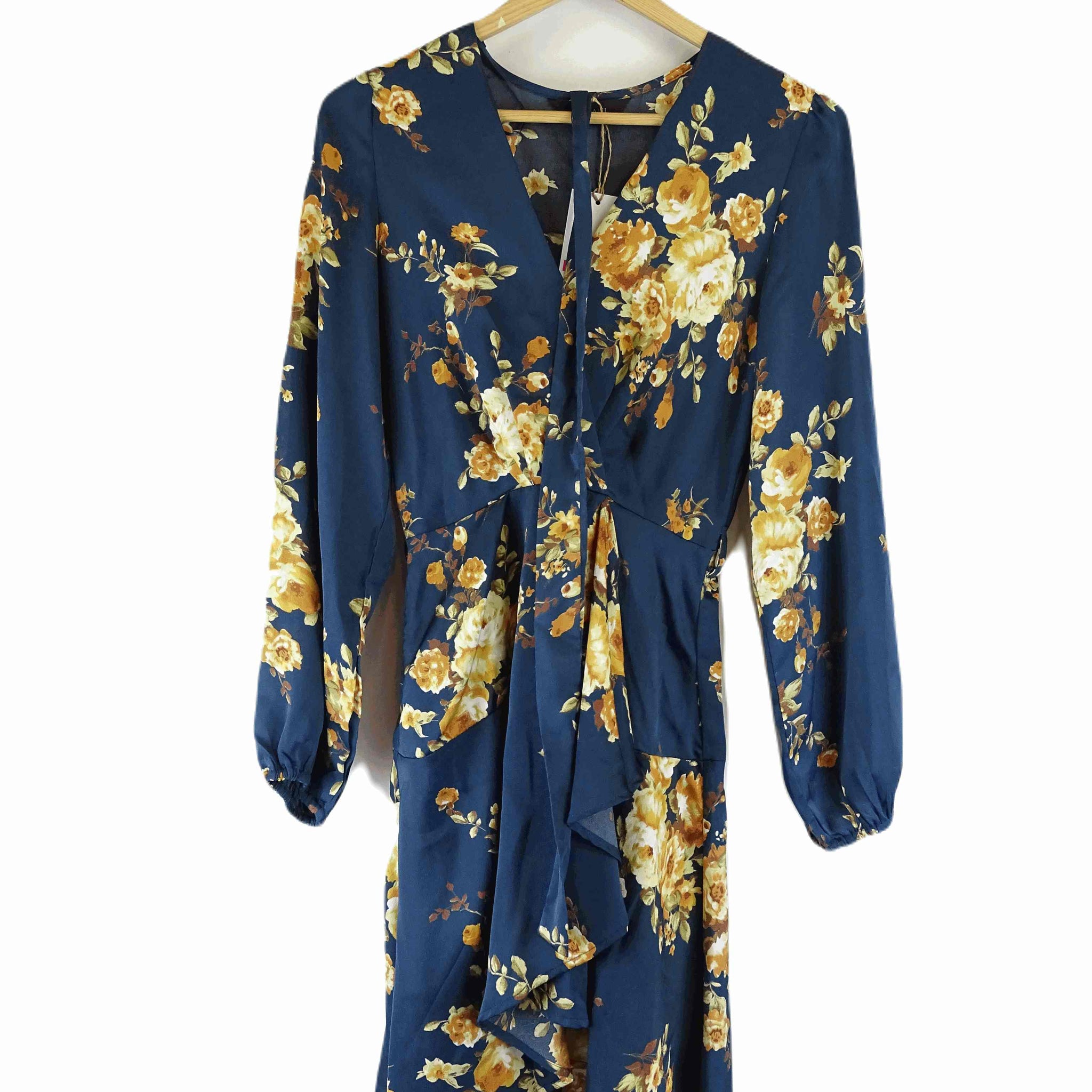 Pagani Blue Floral Dress 6