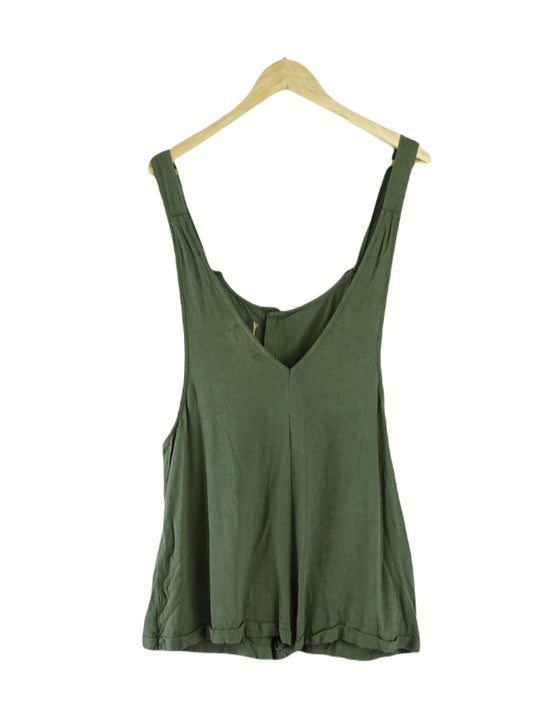 White Sandstorm Green Playsuit M