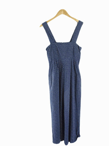 Natasha Gan Navy Polka Dot Jumpsuit 8