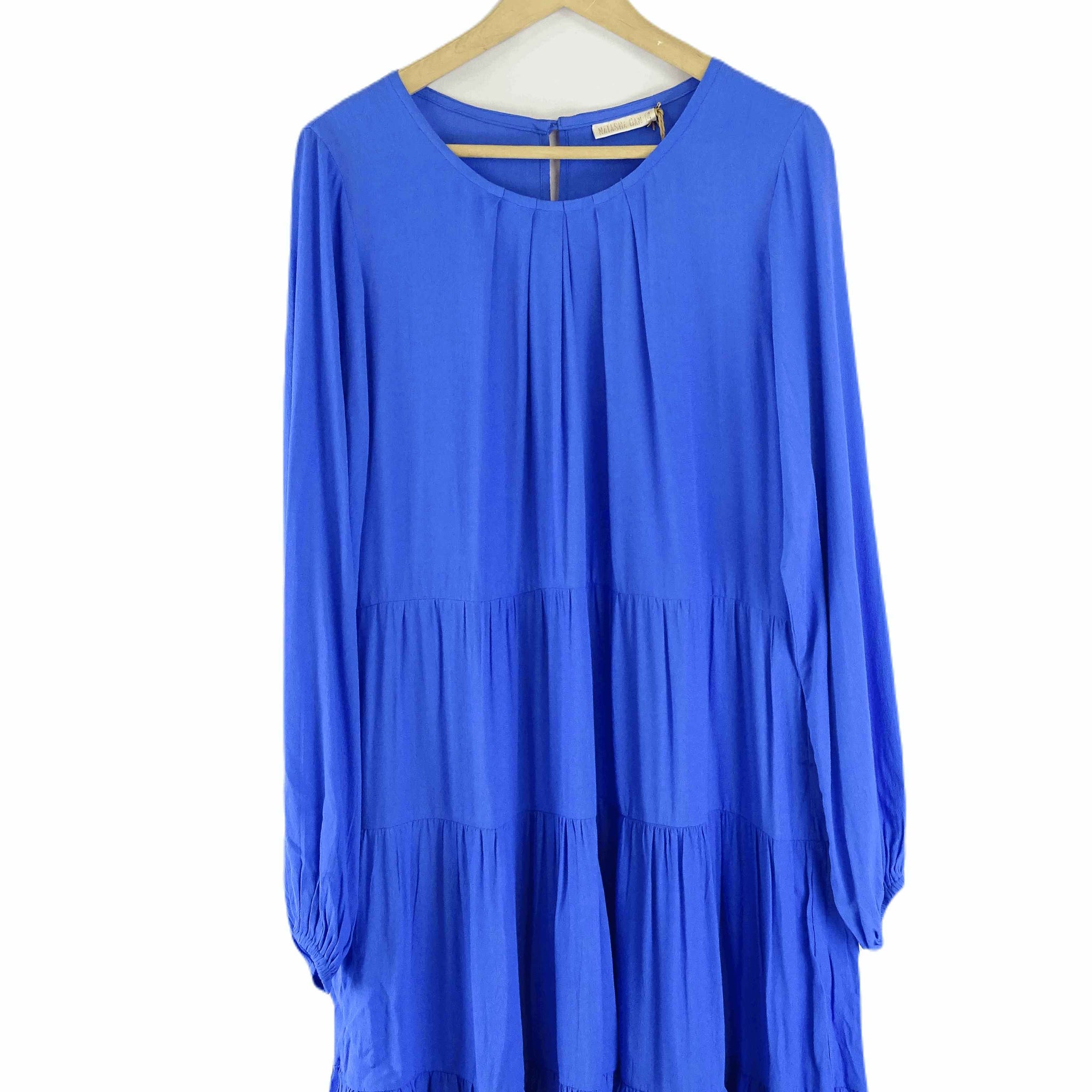 Natasha Gan Blue Long Sleeve Mini Dress 14