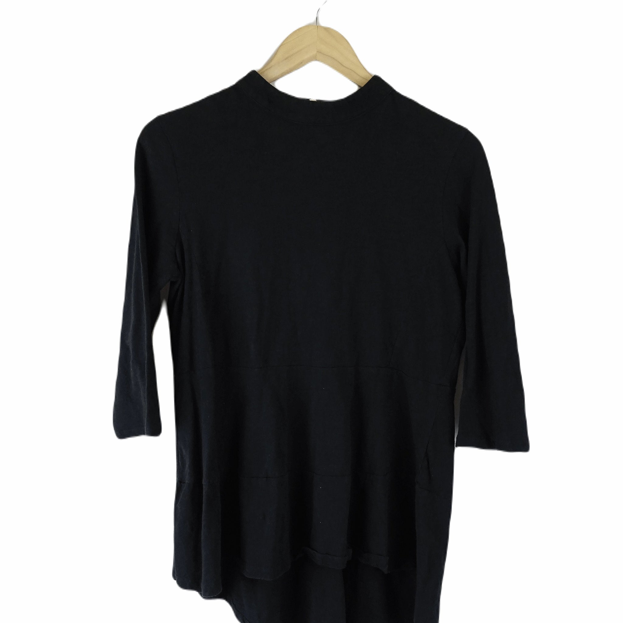 Seed Heritage Black Long Sleeve Top M