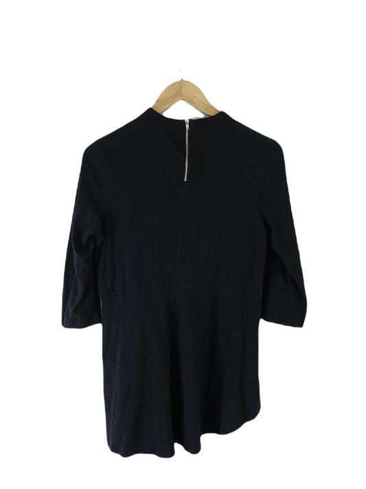 Seed Heritage Black Long Sleeve Top M