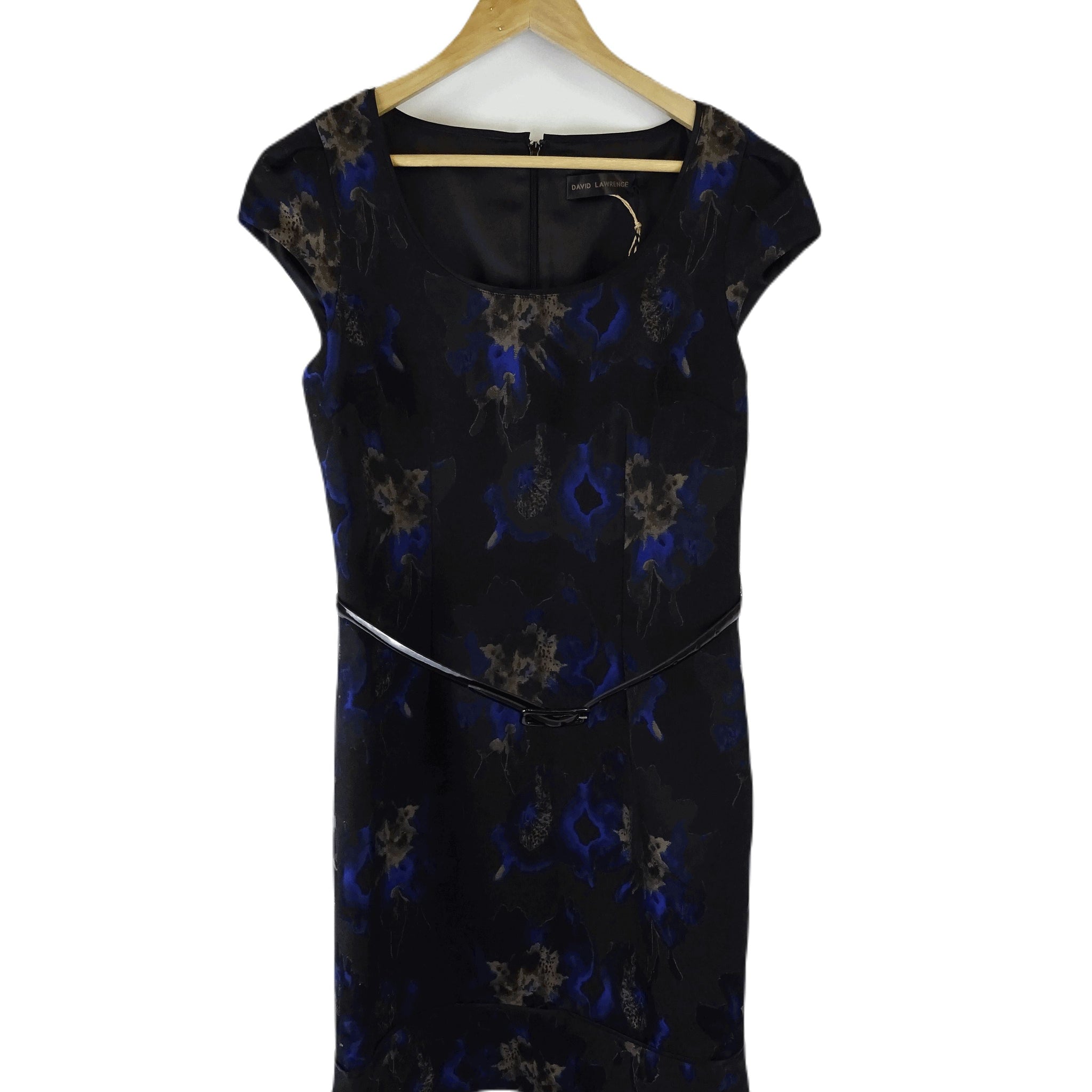 David Lawrence Black And Blue Dress 10