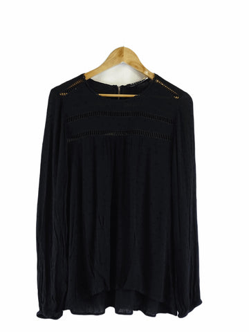 Decjuba Black Long Sleeve Top 14