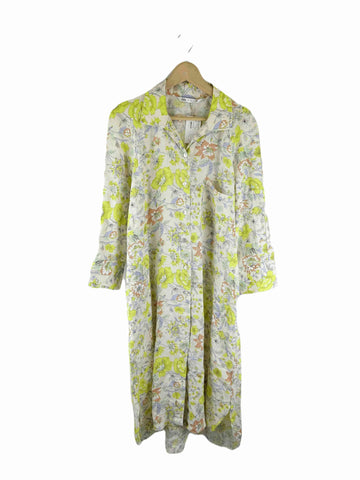 Zara Yellow Floral Dress M