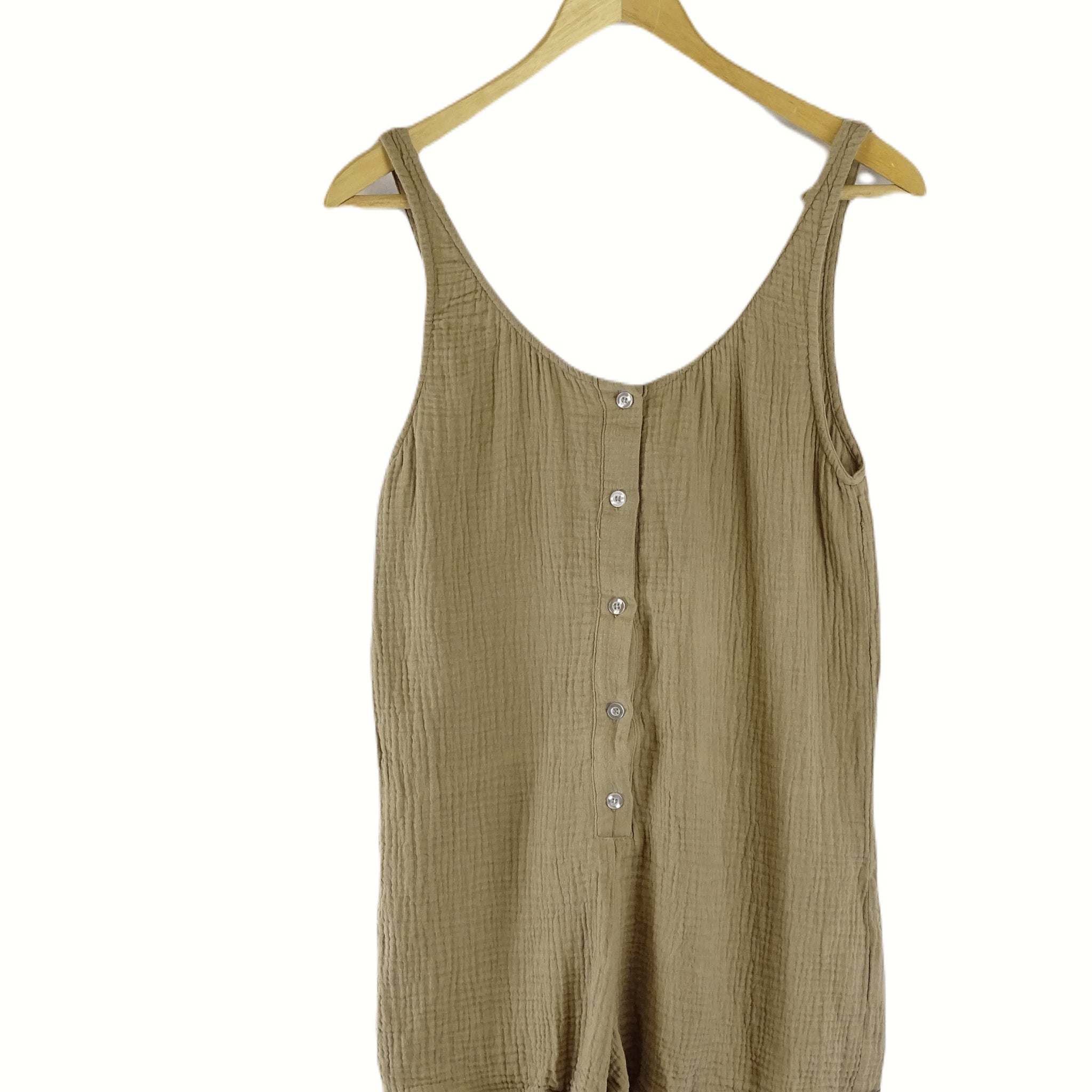 SNDYS Brown Playsuit XS