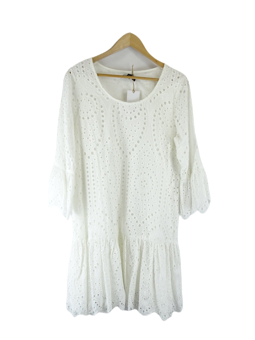 Auguste White Lace Dress S