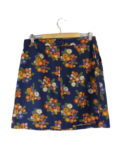 Princess Highway Floral Blue Skirt 12