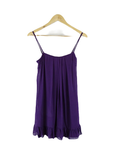 Kookai Purple Flowy Mini Dress 8