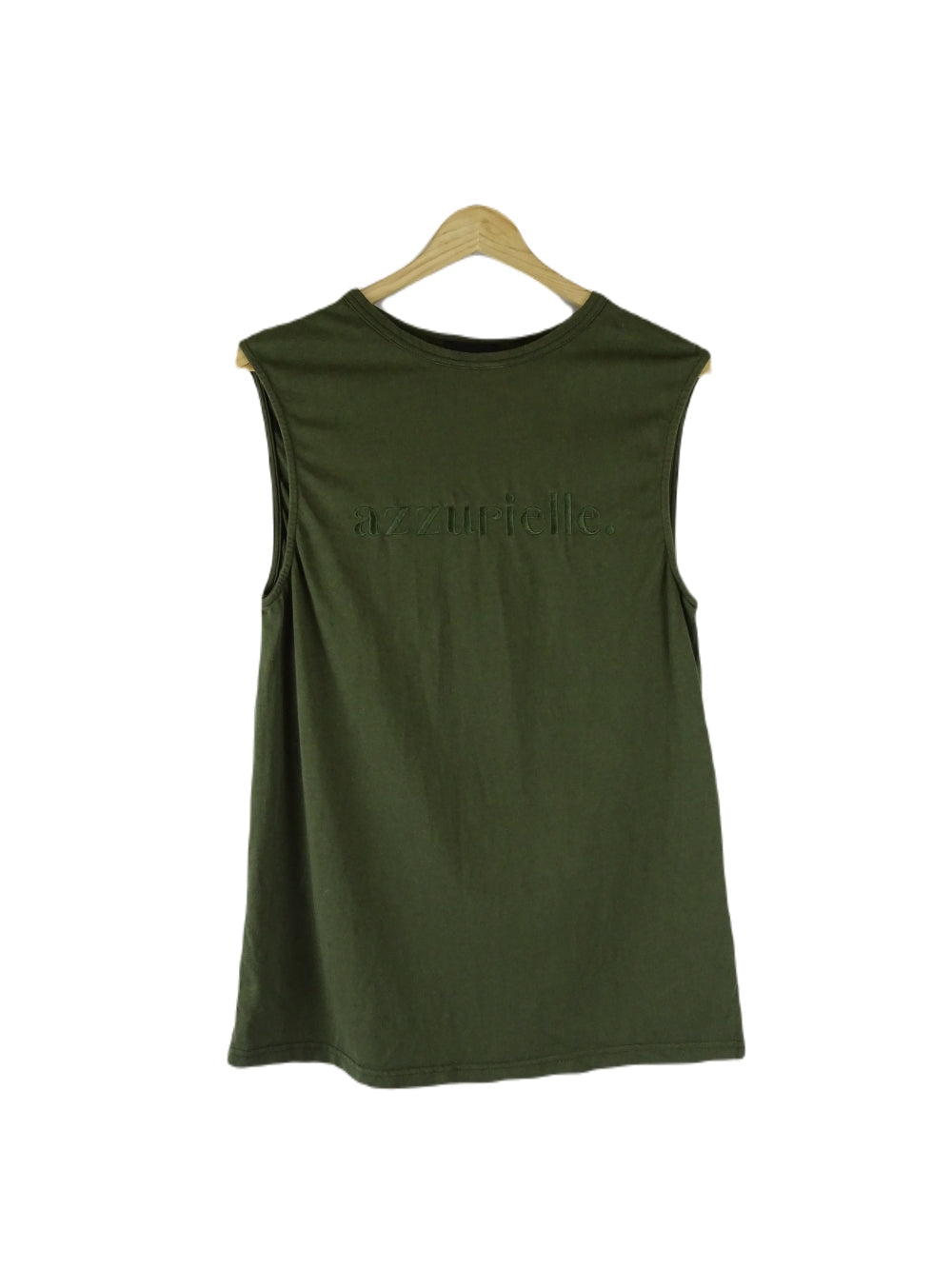 Azzurielle Green Sleeveless Top 8