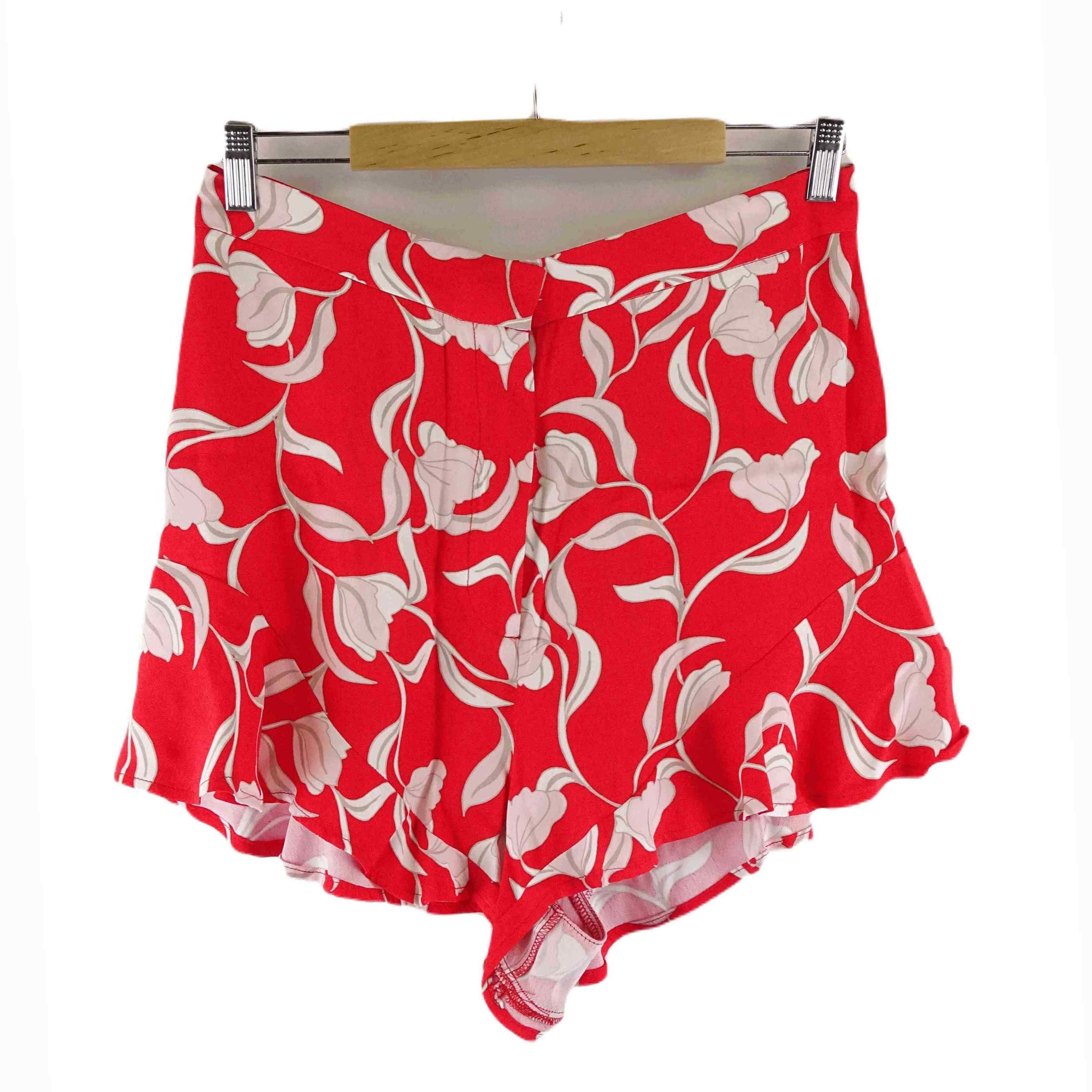 Seed Red Patterned Shorts 12