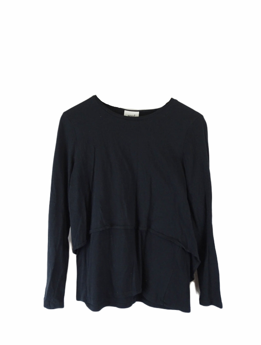 Seed Heritage Black Longsleeve Top S