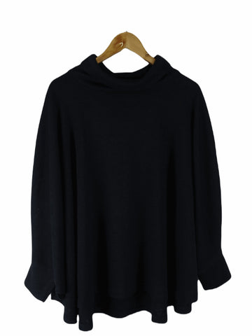 Vigorella Black Poncho OSFA