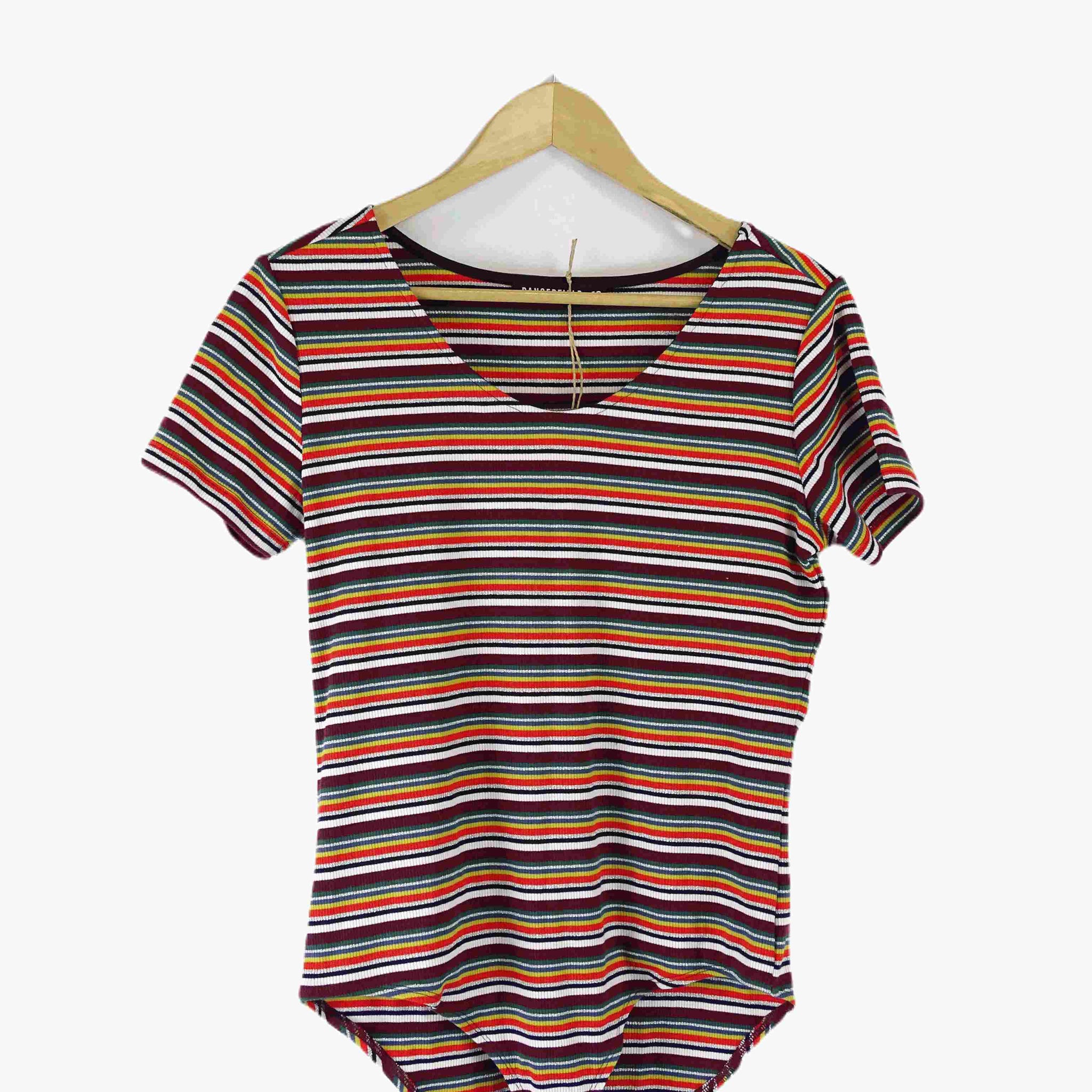 Dangerfield Multicolored Striped Playsuit 12