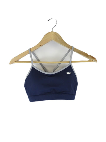 Elite Eleven Navy Crop Top S