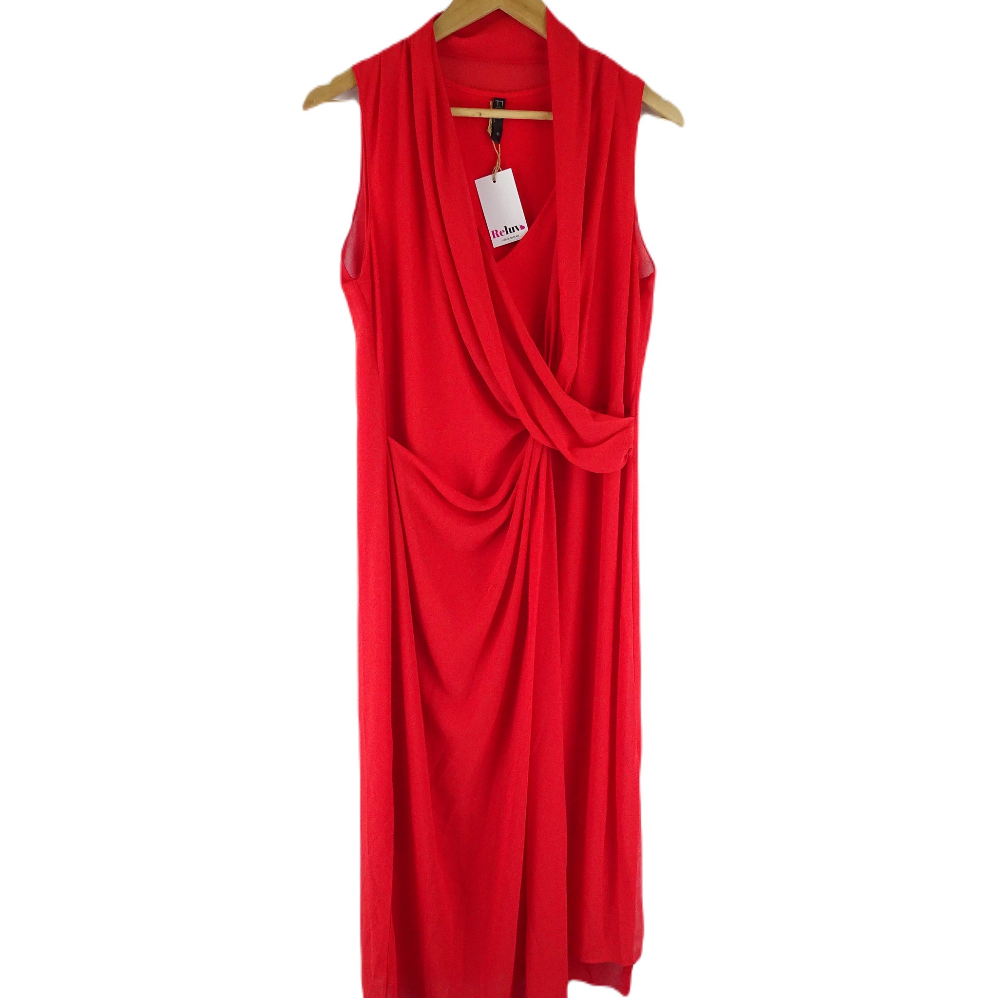 Foil Red Cocktail Dress 10