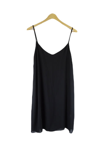 Witchery Black Slip Dress 10