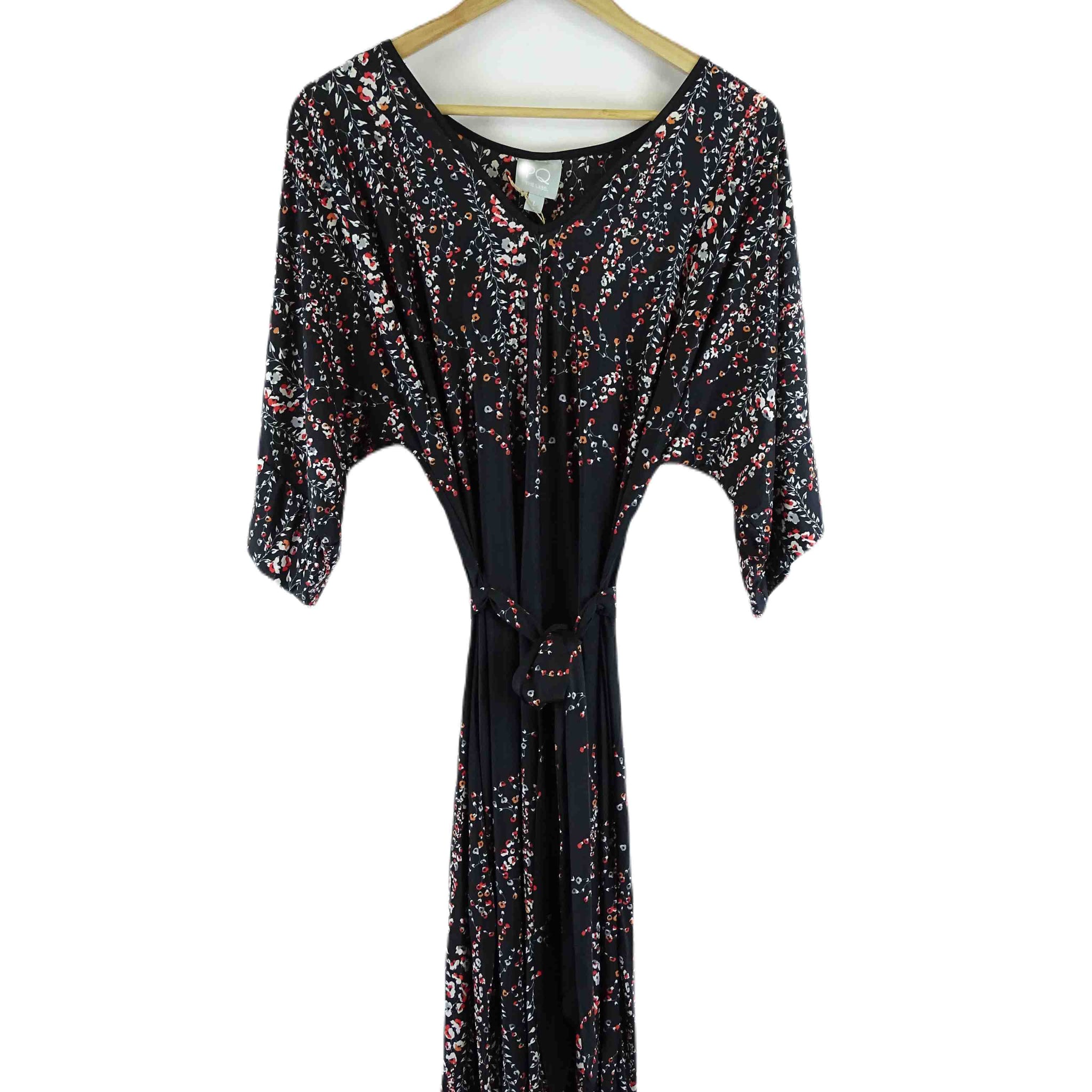 PQ Black Patterned Dress L