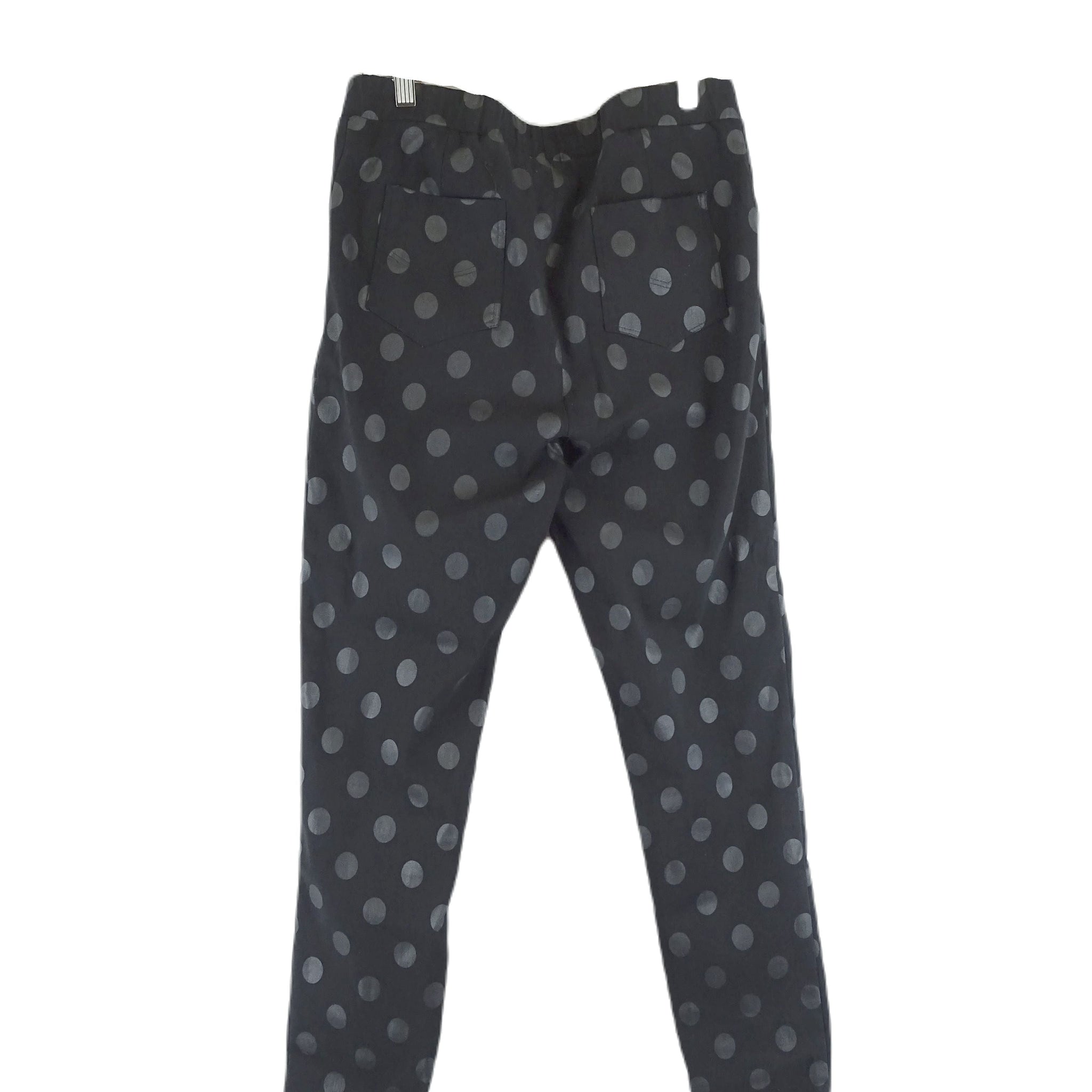 Basics by Threadz Spotted Black Pants L